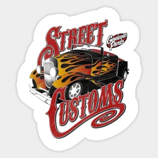 STREET CUSTOMS RIDE Sticker